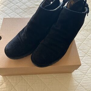 Fly London Black Ankle Booties